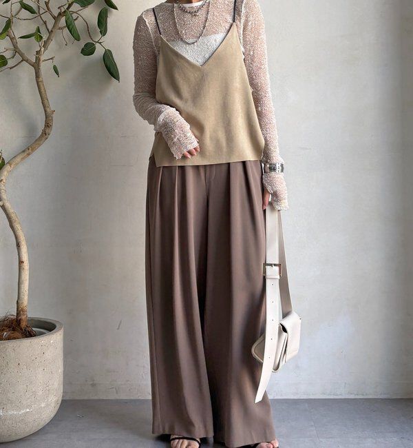  「スウェードビスチェ」|シャツ・ブラウス|