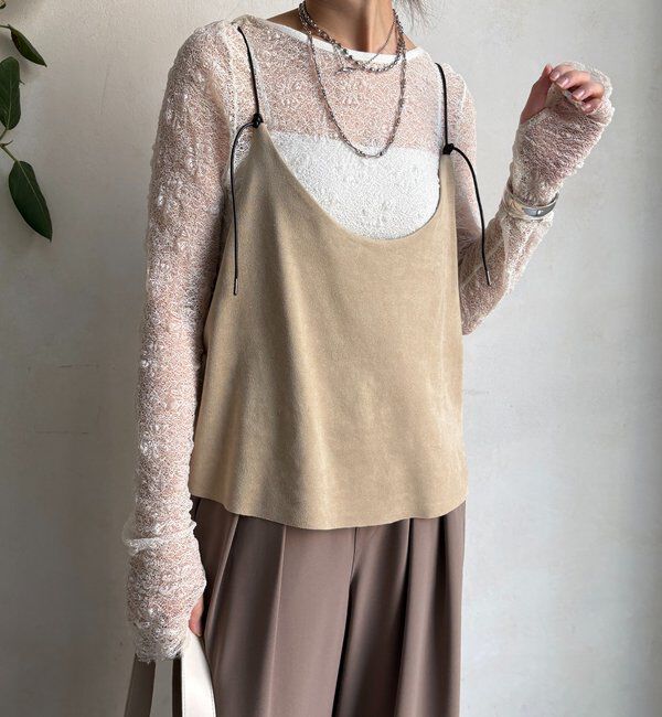  「スウェードビスチェ」|シャツ・ブラウス|