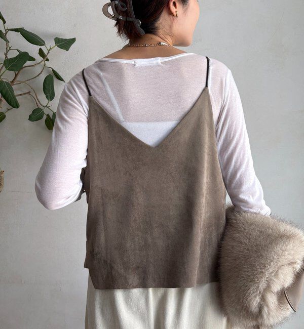  「スウェードビスチェ」|シャツ・ブラウス|