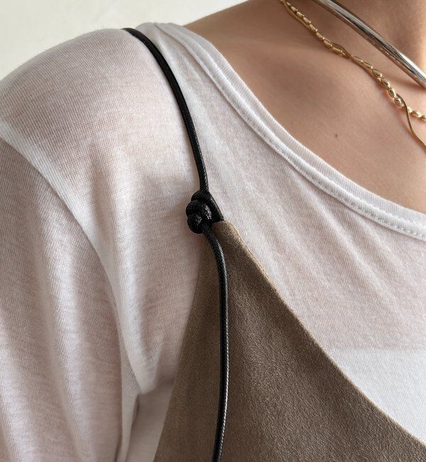  「スウェードビスチェ」|シャツ・ブラウス|