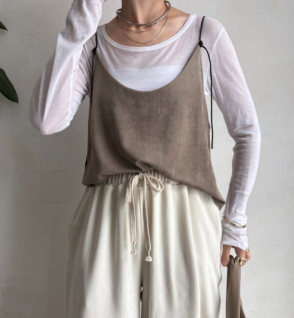  「スウェードビスチェ」|シャツ・ブラウス|