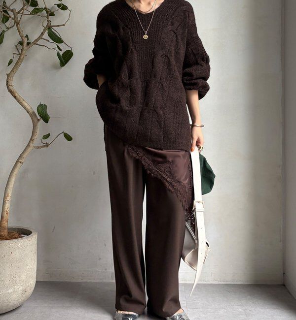  「裏起毛4WAYストレッチパンツ」|チノ|