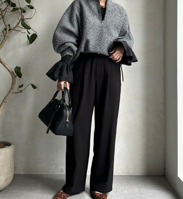  「裏起毛4WAYストレッチパンツ」|チノ|