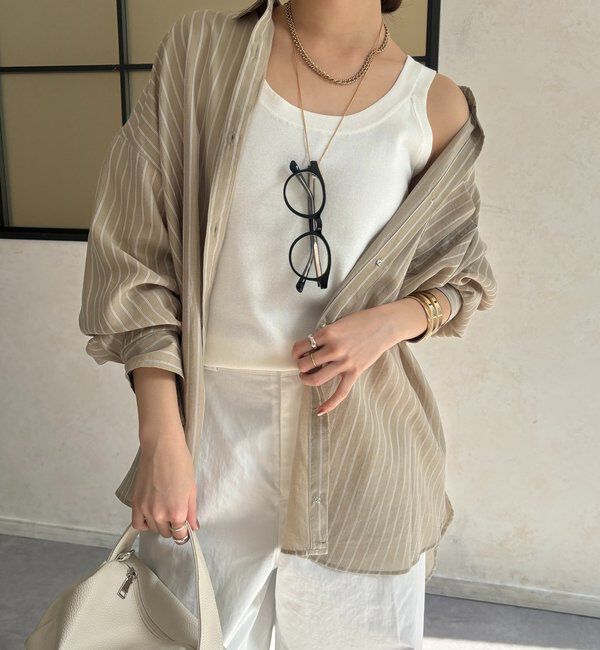  「ハイツイストニットタンク」|ニット・セーター|