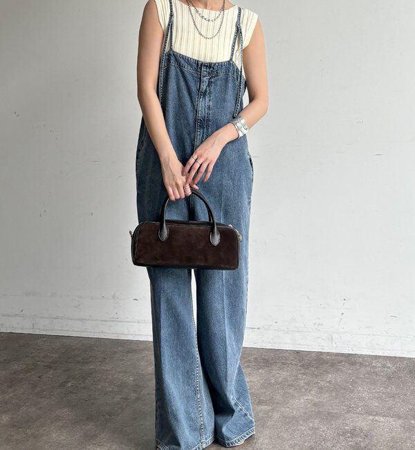  「【WEB限定】ワイドリブノースリーブプルオーバー」|ニット・セーター|