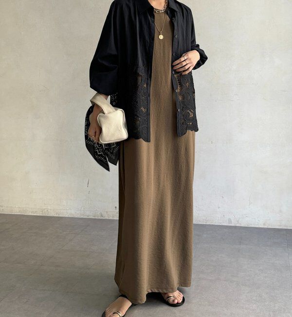  「ケミカルレース切替シャツ」|シャツ・ブラウス|