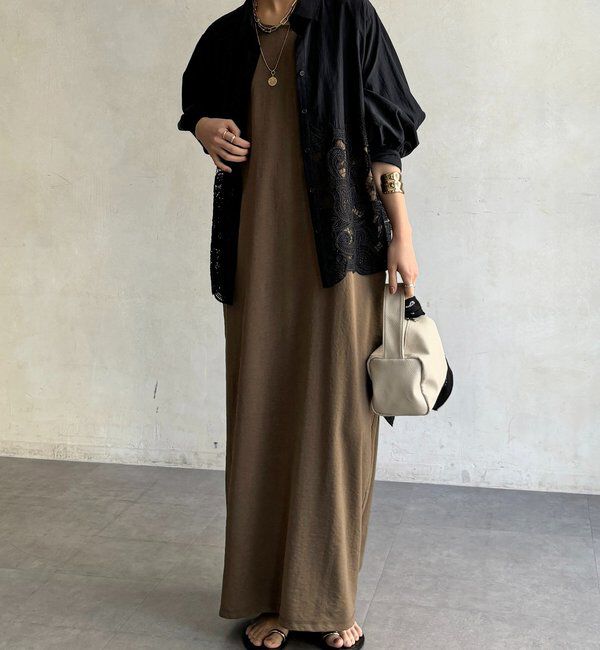  「ケミカルレース切替シャツ」|シャツ・ブラウス|