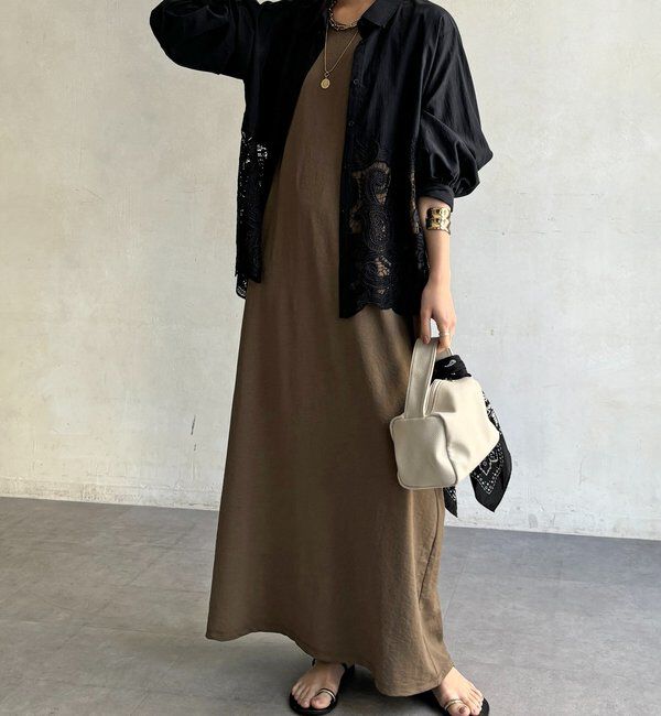  「ケミカルレース切替シャツ」|シャツ・ブラウス|