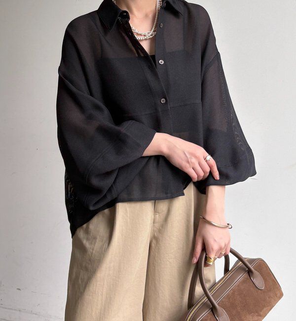  「メッシュシャツ」|シャツ・ブラウス|