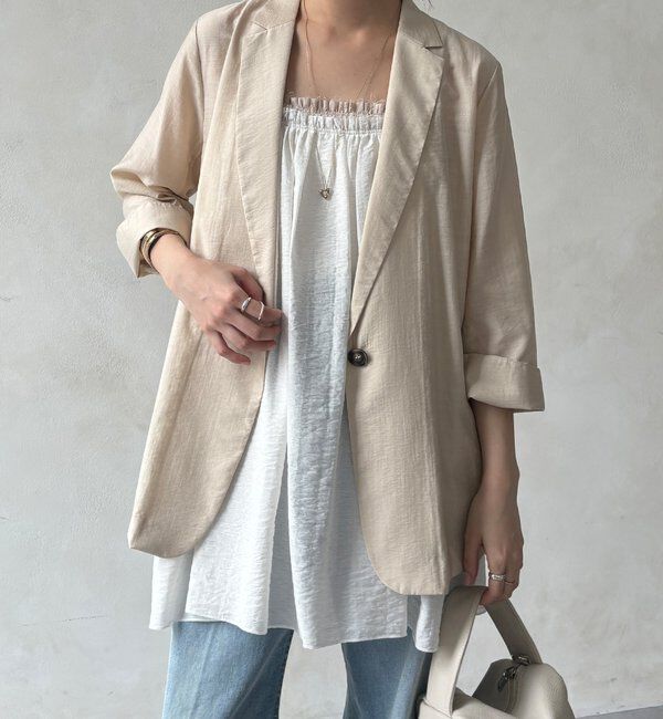  「【WEB限定】シアースラブジャケット」|テーラードジャケット|