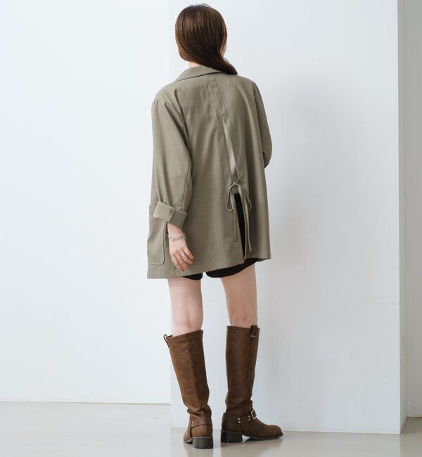  「【4色展開/裏地なし】バックスリットジャケット」|その他|