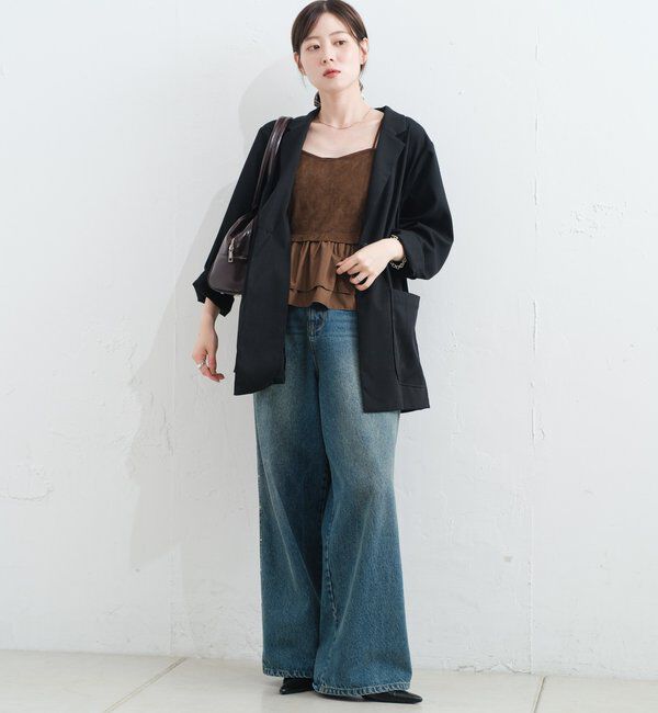  「【4色展開/裏地なし】バックスリットジャケット」|その他|