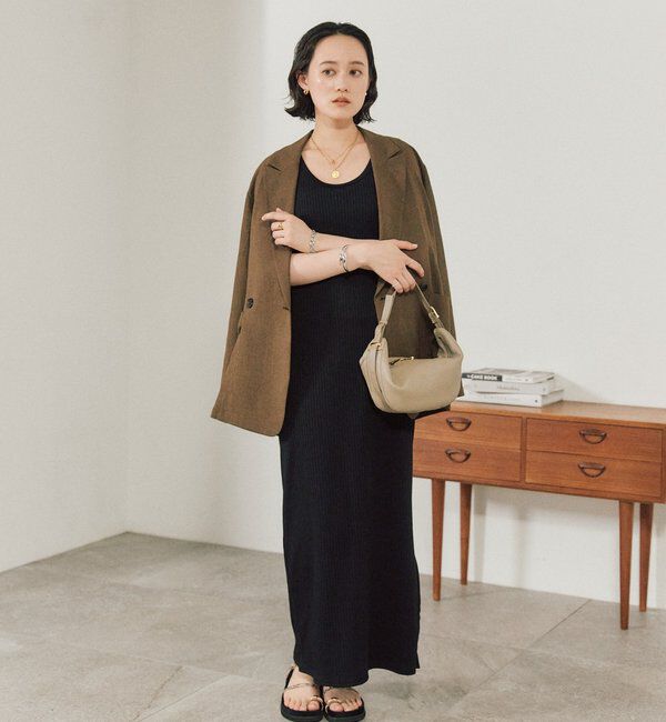  「【シリーズ累計販売数一万枚突破！】2WAYリブタンクワンピース」|ワンピース|