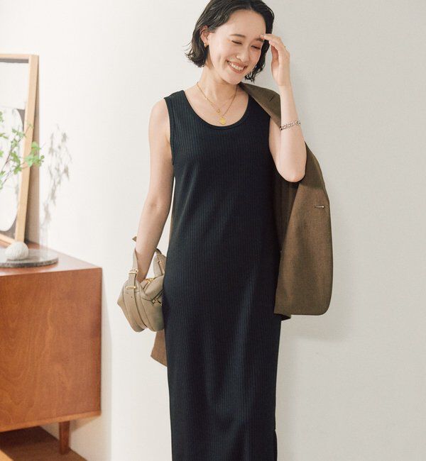  「【シリーズ累計販売数一万枚突破！】2WAYリブタンクワンピース」|ワンピース|