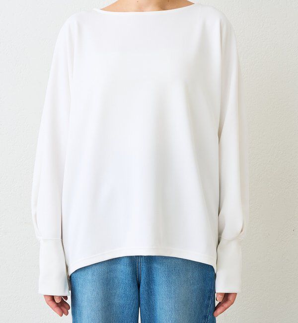  「【万能ブラウス】カットジョーゼットドルマンプルオーバー」|Tシャツ・カットソー|