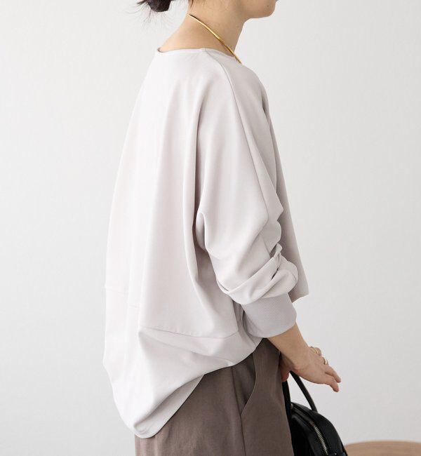  「【万能ブラウス】カットジョーゼットドルマンプルオーバー」|Tシャツ・カットソー|