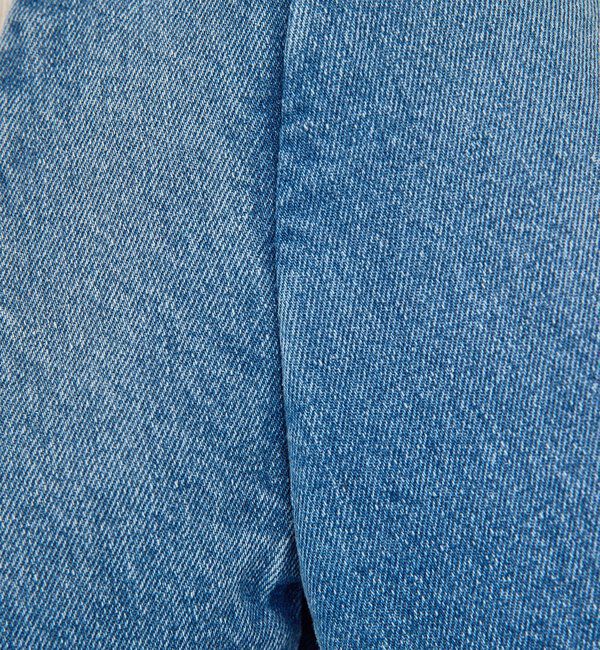  「【PEAS】デニムジャケットボレロ」|デニムジャケット|