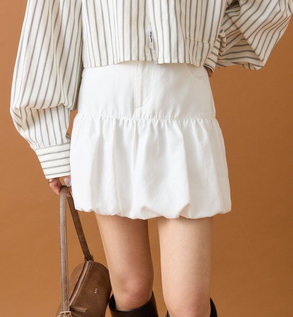  「切り替えバルーンスカート」|スカート|