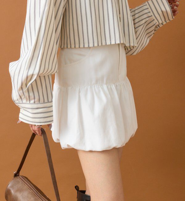  「切り替えバルーンスカート」|スカート|