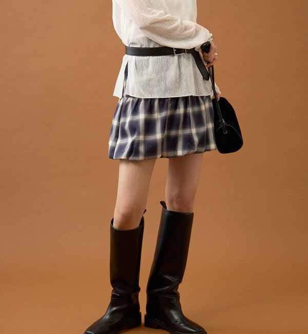  「切り替えバルーンスカート」|スカート|