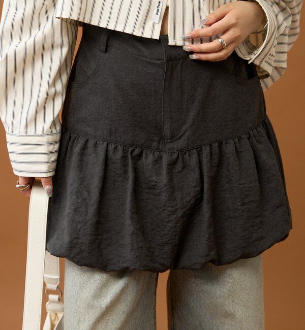  「切り替えバルーンスカート」|スカート|