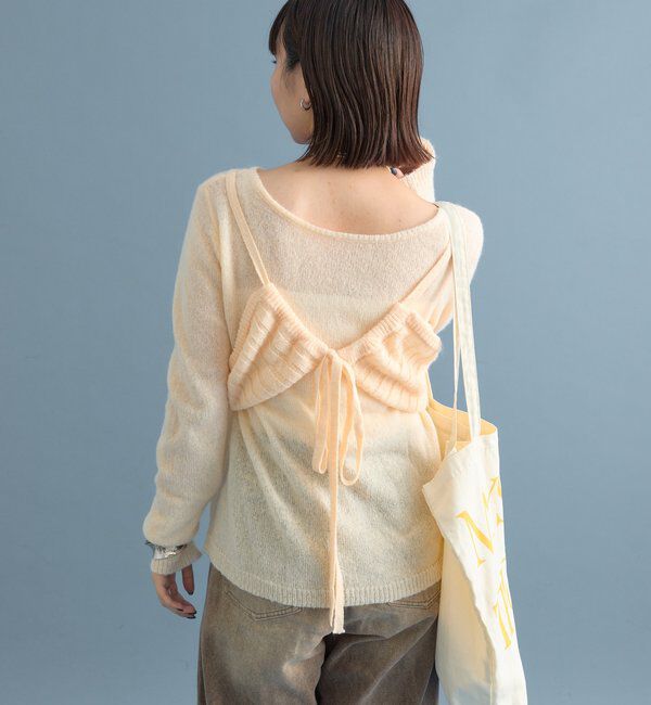  「シアーニットビスチェSET」|ニット・セーター|