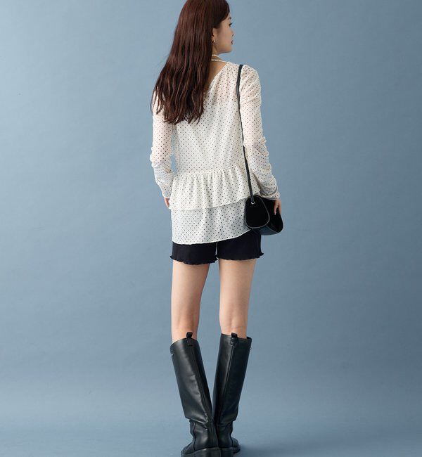  「【SETUPで着るのも◎】起毛リブショートパンツ」|チノ|