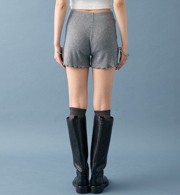  「【SETUPで着るのも◎】起毛リブショートパンツ」|チノ|