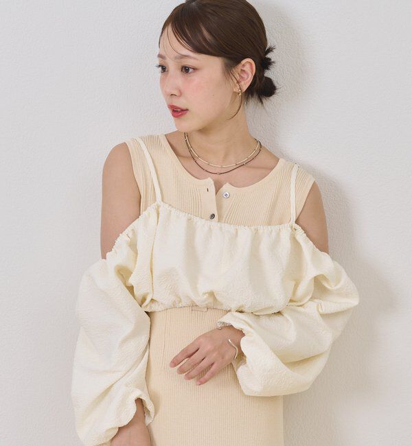  「【@sktnnm企画】ホイップブラウスセットワンピース」|ワンピース|