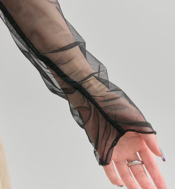  「シアースリットチュール トップス」|Tシャツ・カットソー|