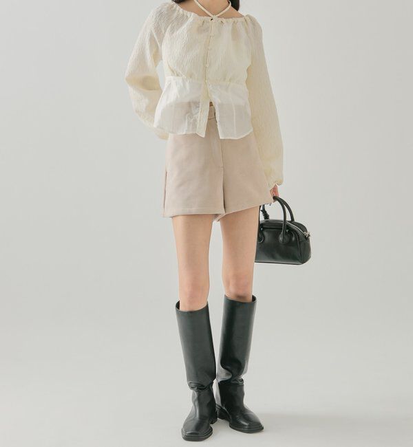  「シアーコルセットブラウス」|シャツ・ブラウス|
