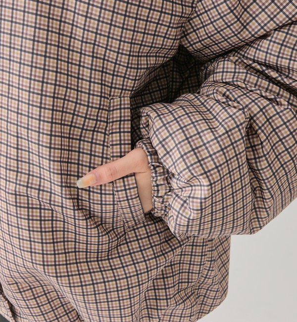  「中綿チェックダウン」|ダウン|