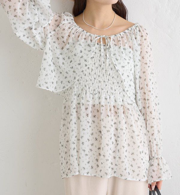  「シアーフラワーキャミボレロSET」|シャツ・ブラウス|