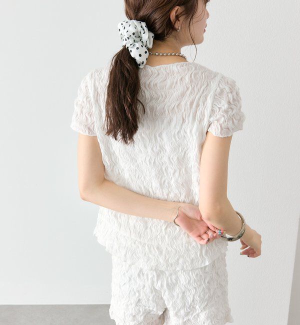  「エアリーシャーリングブラウス」|シャツ・ブラウス|
