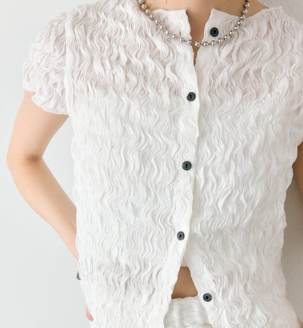  「エアリーシャーリングブラウス」|シャツ・ブラウス|