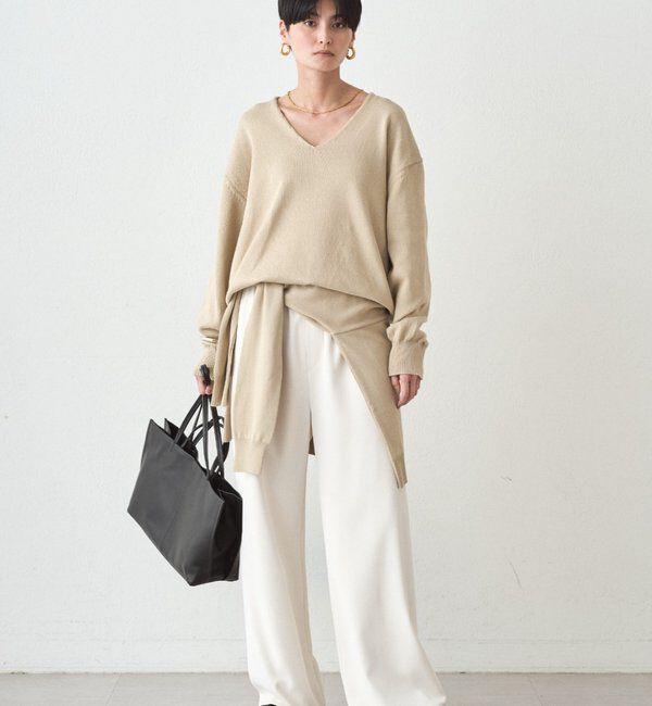  「コットンVニット」|ニット・セーター|