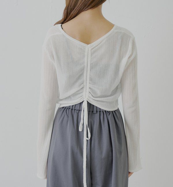  「前後2wayドロストシアーカーディガン」|カーディガン|