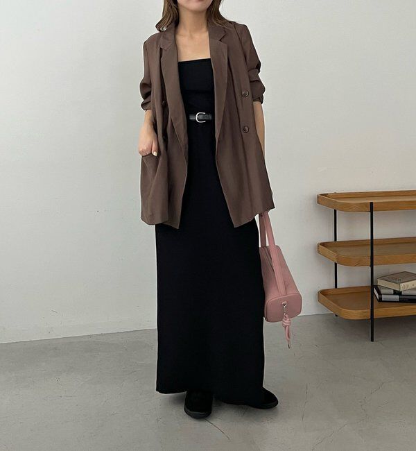  「【全骨格細見え/オフィスコーデにも◎】ライトテーラージャケット」|テーラードジャケット|