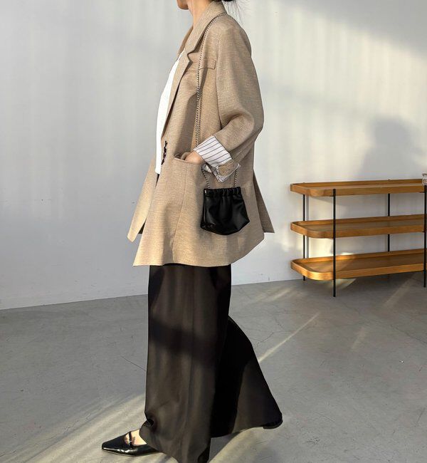  「【サイズ展開あり】〈C.L〉リネンタッチテーラードジャケット」|テーラードジャケット|