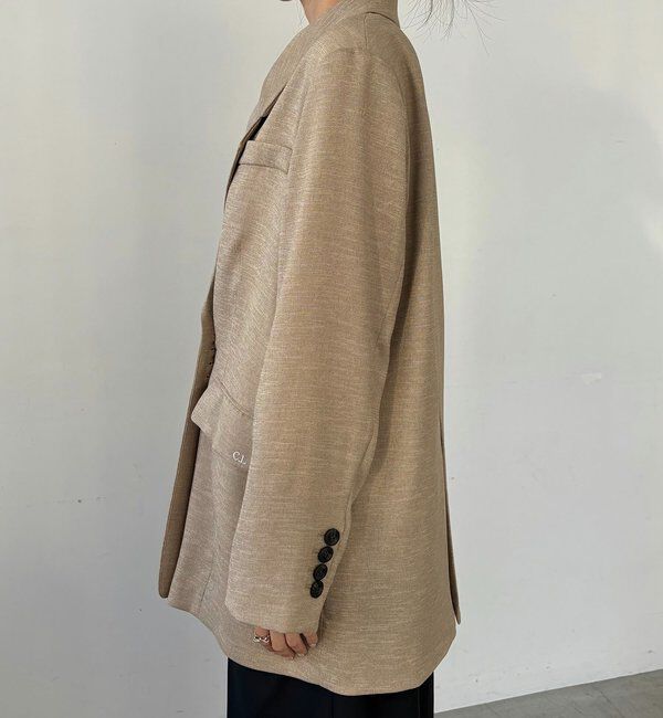  「【サイズ展開あり】〈C.L〉リネンタッチテーラードジャケット」|テーラードジャケット|