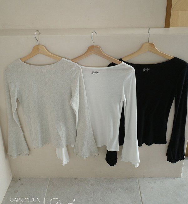  「【LE'MAGE&times;gemeilコラボ】ティアードスリーブロンT」|Tシャツ・カットソー|