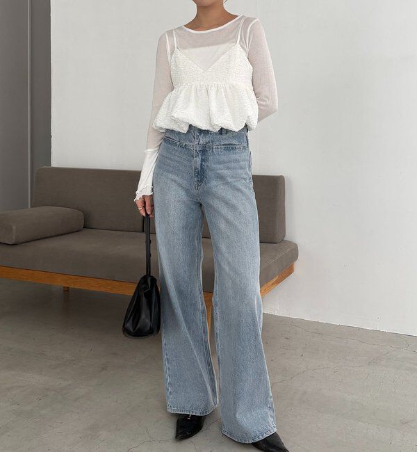  「【LE'MAGE&times;gemeilコラボ】ティアードスリーブロンT」|Tシャツ・カットソー|