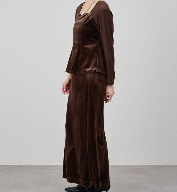  「ベロアタイトスカート」|スカート|