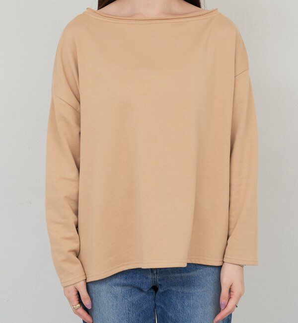  「サイドスリットオフショルスウェット」|Tシャツ・カットソー|