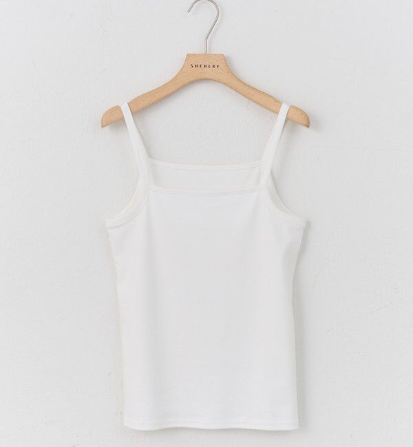  「フライスキャミソール」|キャミソール|ホワイト