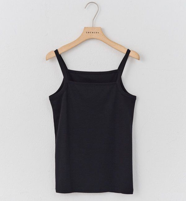  「フライスキャミソール」|キャミソール|ブラック