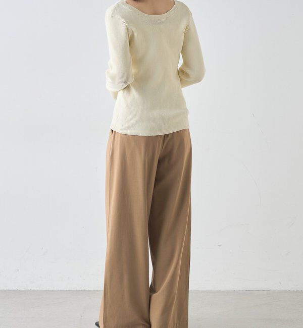  「【前後２WAY仕様】レースアップニット」|パーカー|