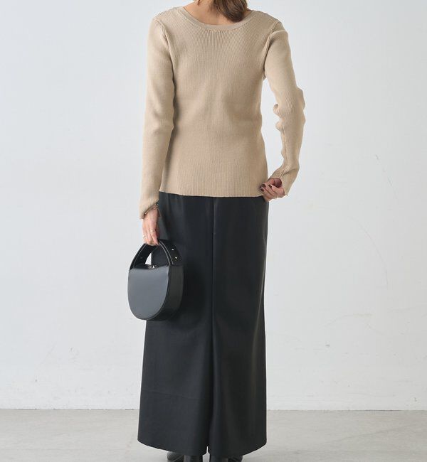  「【前後２WAY仕様】レースアップニット」|パーカー|