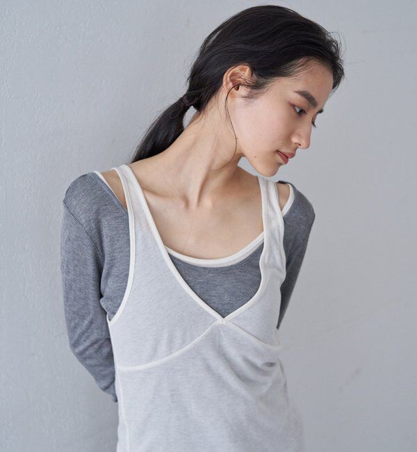  「ビスチェレイヤードカットソー」|Tシャツ・カットソー|