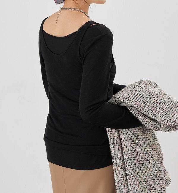  「ビスチェレイヤードカットソー」|Tシャツ・カットソー|